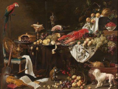 Bankettstillleben von Adriaen van Utrecht