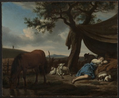 Schlafende Hirten, 1663 von Adriaen van de Velde