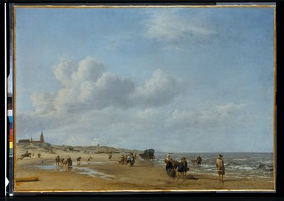 Der Strand von Scheveningen von Adriaen van de Velde