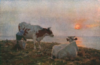 Der Sonnenuntergang, ca. 1897, ca. 1930 von Adrian Stokes