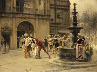 Der Karnevalsumzug von Adrien Moreau