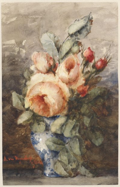 Rosenstrauß in einer Vase von Adrienne Jacqueline s