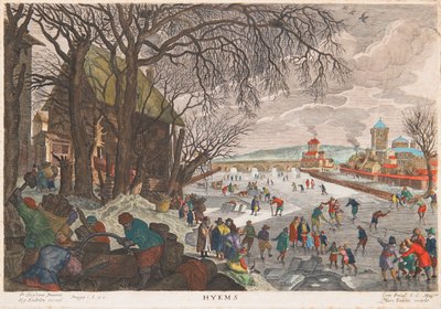 Allegorie des Winters, 1620 von Aegidius Sadeler