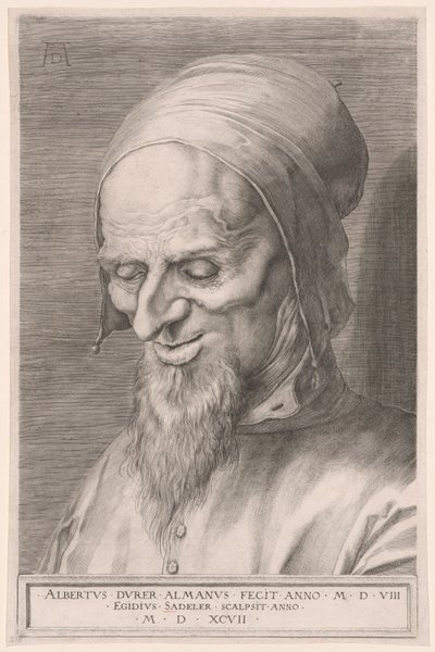 Kopf eines Apostels von Aegidius Sadeler II