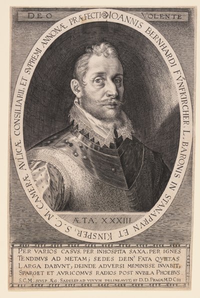 Johannes Bernhardt Fünfkircher, Baron von Stanaprun von Aegidius Sadeler II