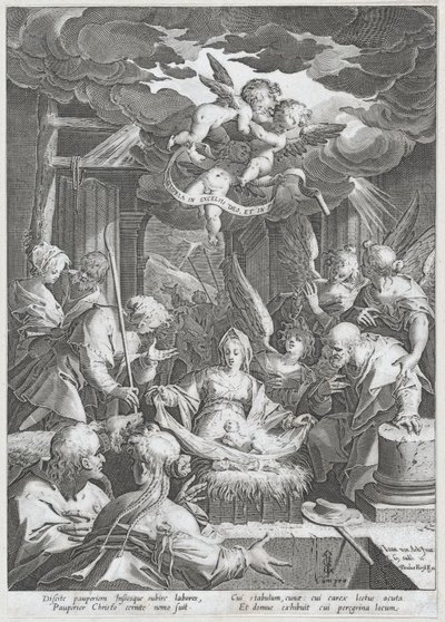 Geburt Christi, 1588 von Aegidius Sadeler II