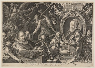 Spranger und seine Frau von Aegidius Sadeler II