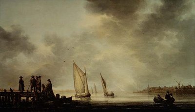 Eine Flusslandschaft von Aelbert Cuyp