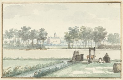 Das Schloss Ter Hooge auf Walcheren von Aert Schouman