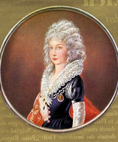 Porträt von Maria Theresia von After Heinrich Füger