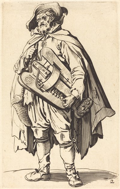 Der Drehorgelspieler von After Jacques Callot