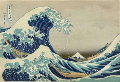 Die große Welle vor Kanagawa von After Katsushika Hokusai