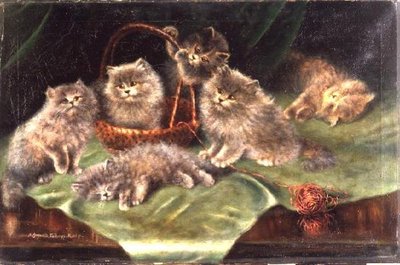 Sechs Kätzchen von Agnes Augusta Talboys