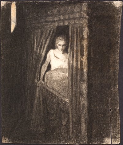 Frau in Alkoven von Agnes Slott Møller