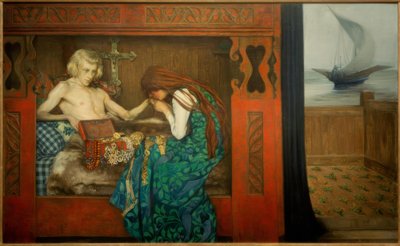 Der sterbende Verlobte von Agnes Slott Möller