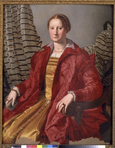 Porträt einer Dame von Agnolo Bronzino