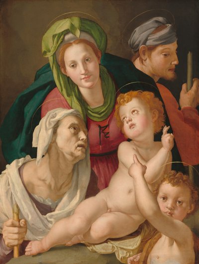 Die Heilige Familie, ca. 1527-1528 von Agnolo Bronzino