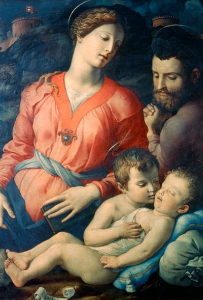 Die Panciatichi Heilige Familie, 1530-1532 von Agnolo Bronzino