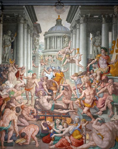 Martyrium des Heiligen Laurentius von Agnolo Bronzino