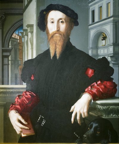 Porträt von Bartolomeo Panciatichi von Agnolo Bronzino