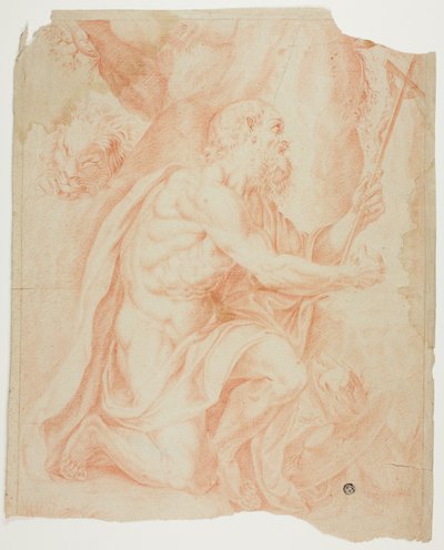 Heiliger Hieronymus von Agostino Carracci