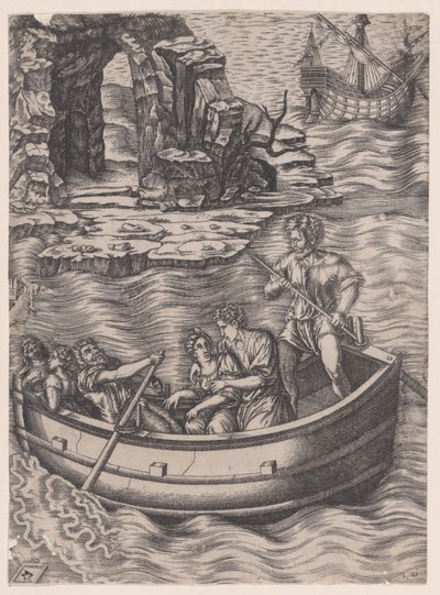 Das Boot von Agostino Veneziano