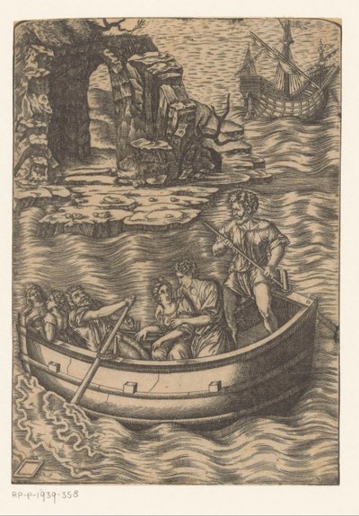 Fähre von Agostino Veneziano
