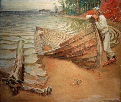 A. Gallen-Kallela, Das wehklagende Boot von Akseli Valdemar Gallen Kallela