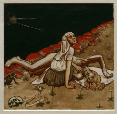 Lemminkäinens Mutter von Akseli Valdemar Gallen Kallela