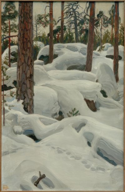 Die Höhle des Luchses von Akseli Valdemar Gallen Kallela