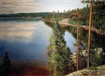 Landschaft in Ruovesi von Akseli Valdemar Gallen Kallela