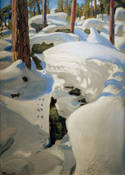 Luchshöhle von Akseli Valdemar Gallen Kallela