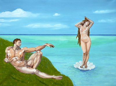 Adams Traum: Venus, 2023 von Akturk Yasemin