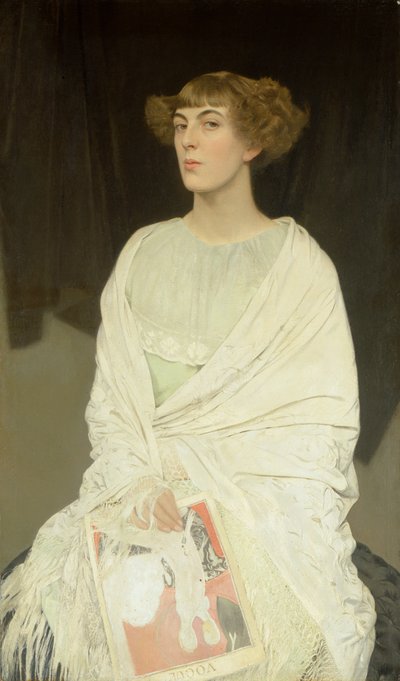 Isabella hält Vogue, 1928 von Alan Beeton