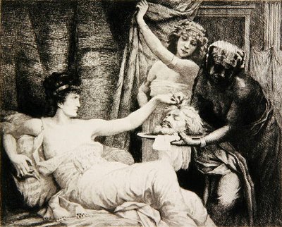 Herodias um 1878 von Albert Alexander Paul Rouffio