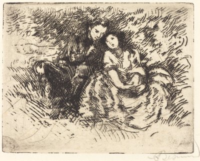 Liebesgespräch von Albert Besnard