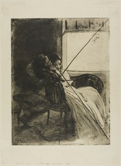 Flirtation, Platte sechs aus Woman von Albert Besnard