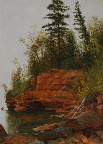 Eine felsige Bucht von Albert Bierstadt