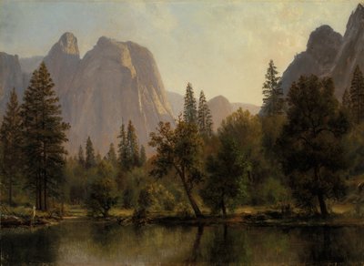 Cathedral Rocks, Yosemite Valley, ca. 1872 von Albert Bierstadt