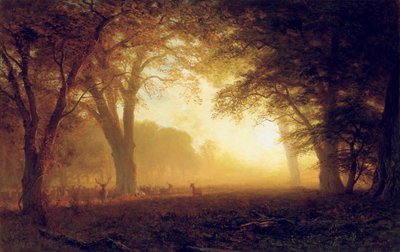 Goldenes Licht von Kalifornien von Albert Bierstadt