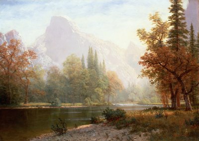 Half Dome, Yosemite von Albert Bierstadt