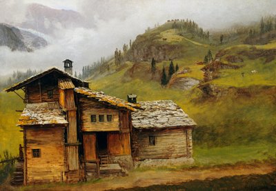 Berg Haus von Albert Bierstadt