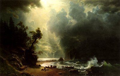 Puget Sound an der Pazifikküste von Albert Bierstadt