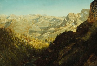 Sierra Nevada Berge, Kalifornien von Albert Bierstadt