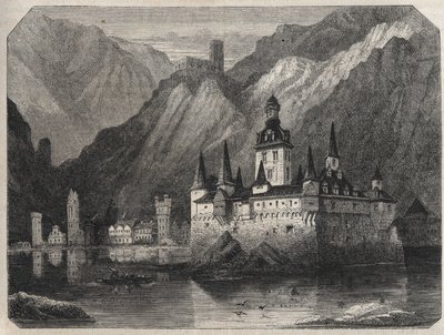 Außenansicht der Pfalz von Albert Bligny