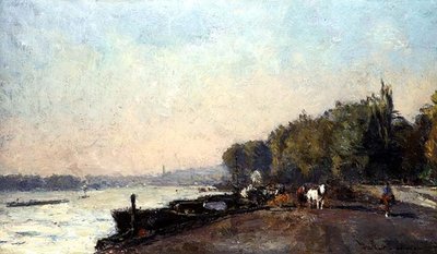 Suresnes im Herbst von Albert Charles Lebourg