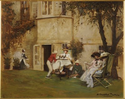 Tee im Garten von Albert Chevallier Tayler