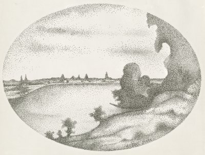 Eine Flusslandschaft von Albert Dubois Pillet