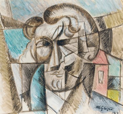 Kopf eines Mannes von Albert Gleizes