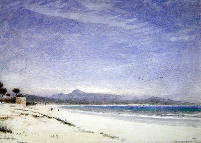 Bucht von Alcudia, Mallorca von Albert Goodwin